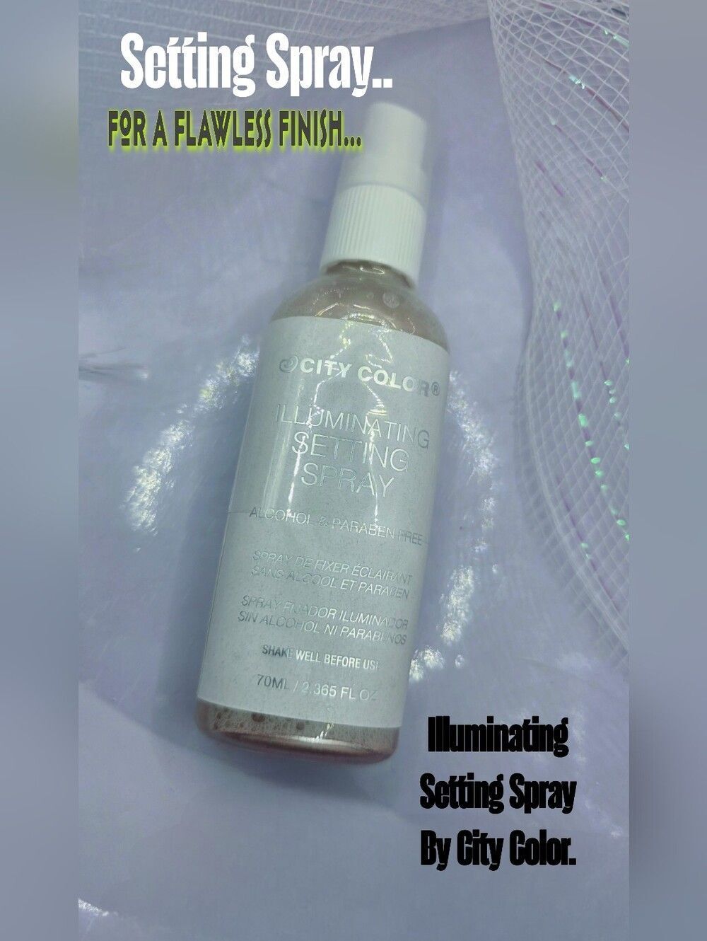 Illuminating Spray -  Special Finishing Glow can be used with & without Makeup